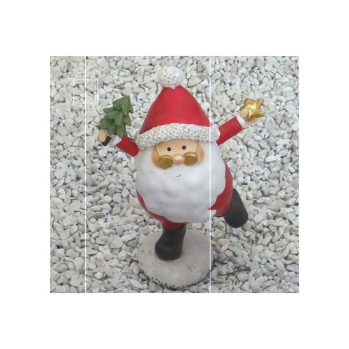 Cute little Santa by JamColors Neoprene Water Bottle Pouch/Large