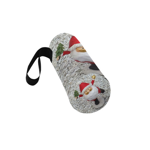 Cute little Santa by JamColors Neoprene Water Bottle Pouch/Large