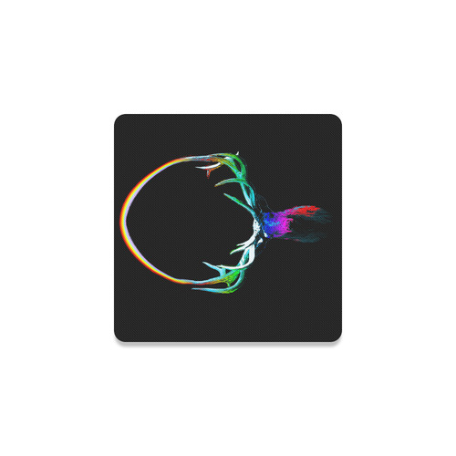 Rainbow Elk Square Coaster