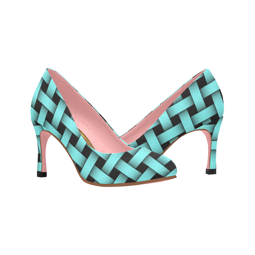 baby blue high heel shoes