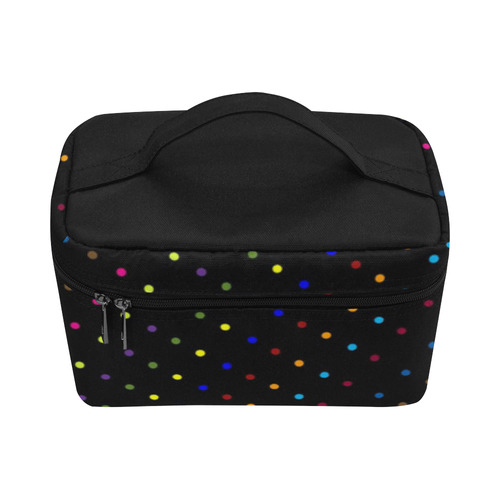 Dots & Colors Modern, Colorful pattern design Cosmetic Bag/Large (Model 1658)