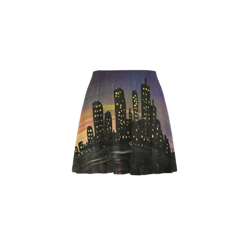 City Lights Mini Skating Skirt (Model D36)