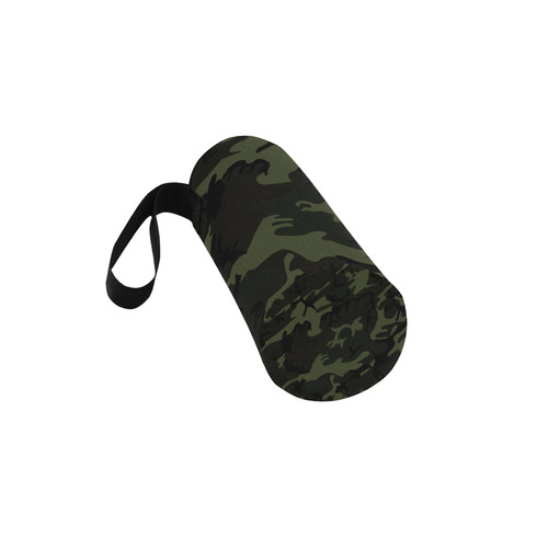 Camo Green Neoprene Water Bottle Pouch/Small