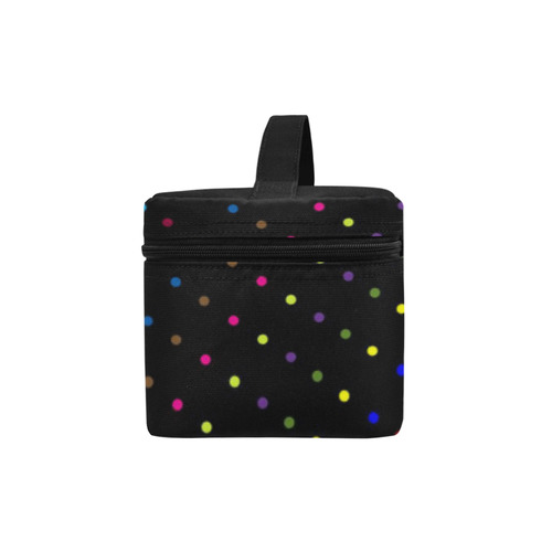 Dots & Colors Modern, Colorful pattern design Cosmetic Bag/Large (Model 1658)