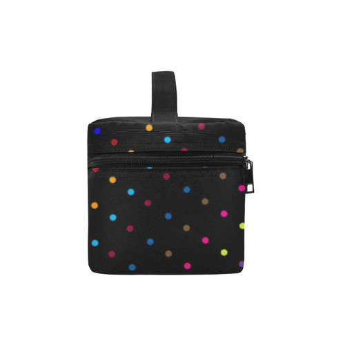 Dots & Colors Modern, Colorful pattern design Cosmetic Bag/Large (Model 1658)