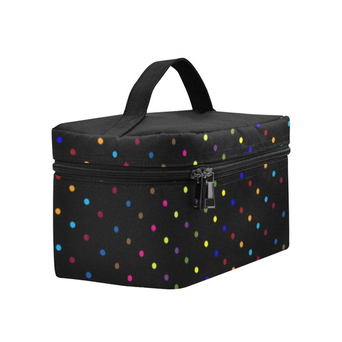 Dots & Colors Modern, Colorful pattern design Cosmetic Bag/Large (Model 1658)