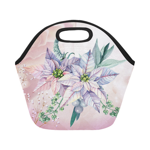 Wonderful flowers, watercolor Neoprene Lunch Bag/Small (Model 1669)