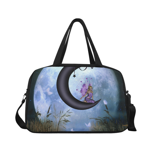 Wonderful fairy on the moon Fitness Handbag (Model 1671)