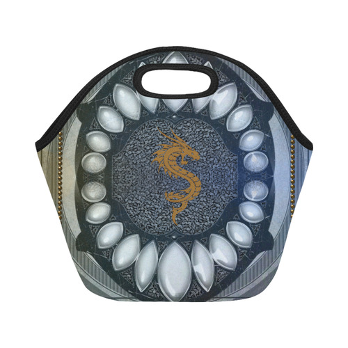 Chinese dragon Neoprene Lunch Bag/Small (Model 1669)