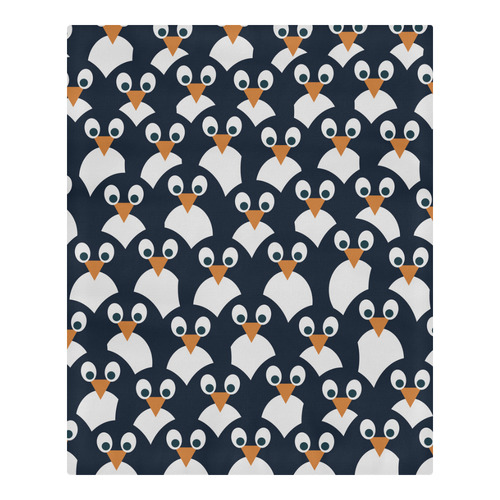 Penguin Pattern 3-Piece Bedding Set