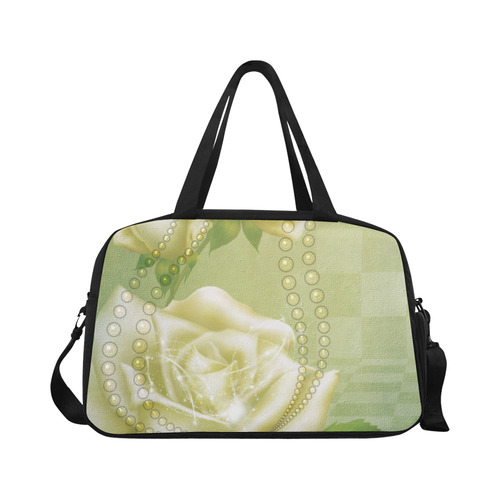Beautiful soft green roses Fitness Handbag (Model 1671)