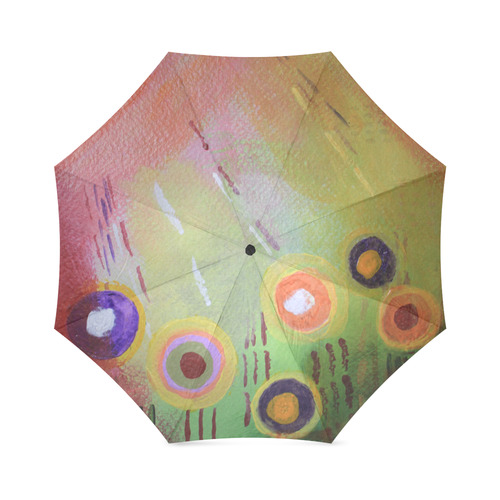 Flowers Abstract Foldable Umbrella (Model U01)