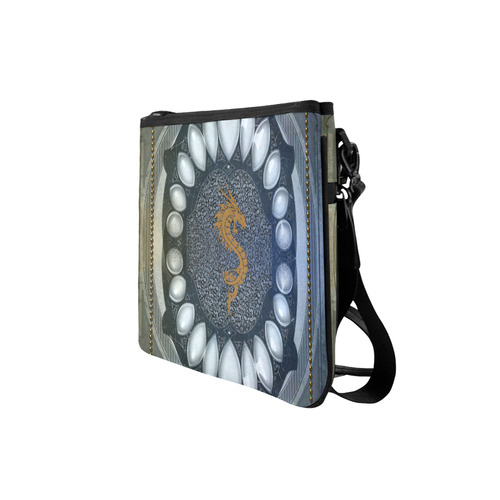 Chinese dragon Slim Clutch Bag (Model 1668)