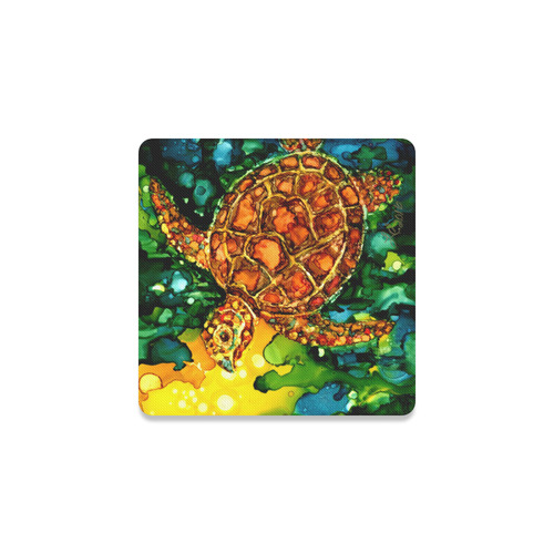 Sea Turtle my first Square Coaster