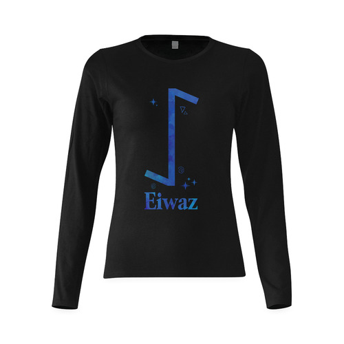 Rune Eiwaz Sunny Women's T-shirt (long-sleeve) (Model T07)