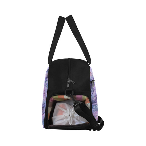 purple butterfly Fitness Handbag (Model 1671)