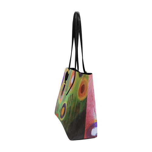 Flowers 1 Abstract Euramerican Tote Bag/Large (Model 1656)