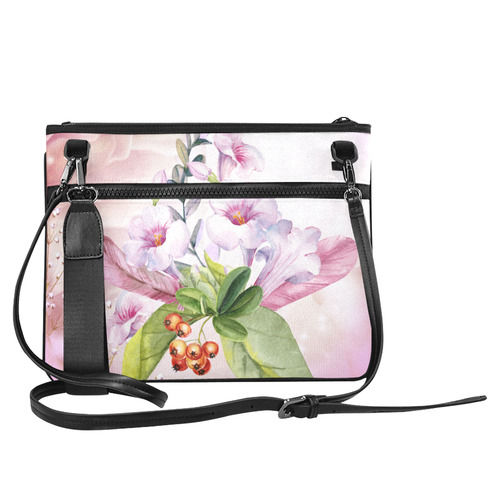 Wonderful flowers Slim Clutch Bag (Model 1668)