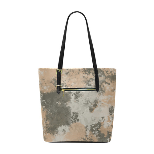 Abstract Mud Puddle Euramerican Tote Bag/Small (Model 1655)