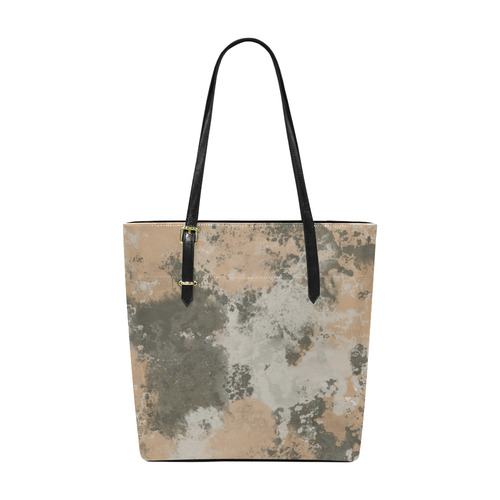 Abstract Mud Puddle Euramerican Tote Bag/Small (Model 1655)