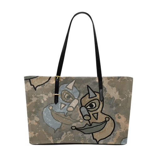 Wild Clowns Euramerican Tote Bag/Large (Model 1656)