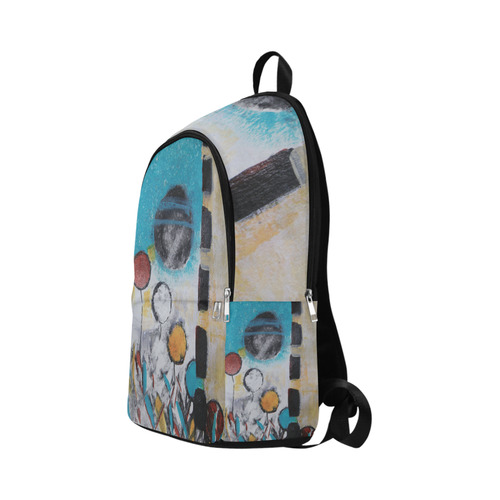 Morning Flowers Fabric Backpack for Adult (Model 1659)