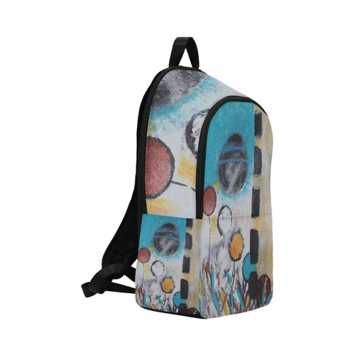 Morning Flowers Fabric Backpack for Adult (Model 1659)