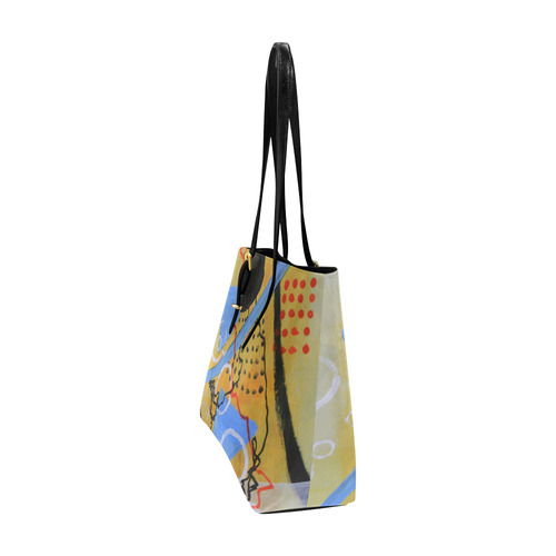Just Above the Line Euramerican Tote Bag/Large (Model 1656)