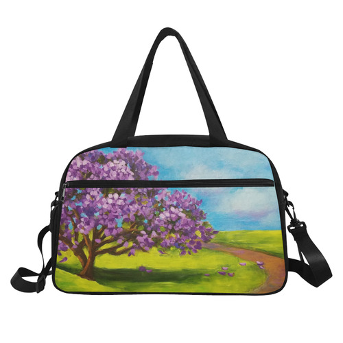 Jacaranda tree Fitness Handbag (Model 1671)