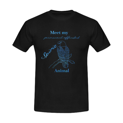 Spirit Animal - Offended Eagle Men's Slim Fit T-shirt (Model T13)