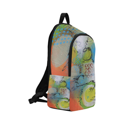 Flying in the Clouds Fabric Backpack for Adult (Model 1659)