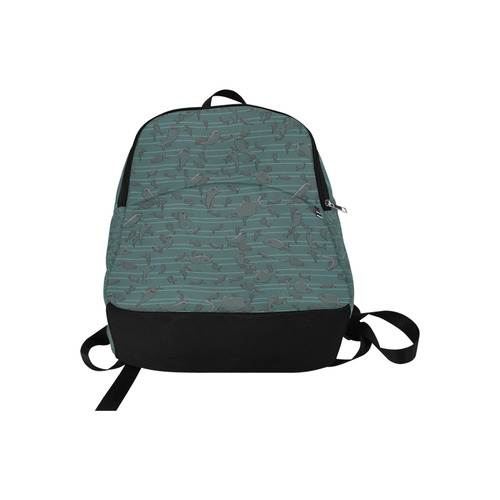 Lots of Fish Fabric Backpack for Adult (Model 1659)