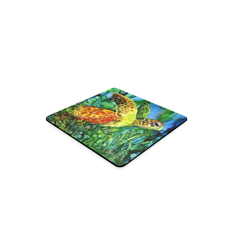 Sea Turtle 1 Square Coaster