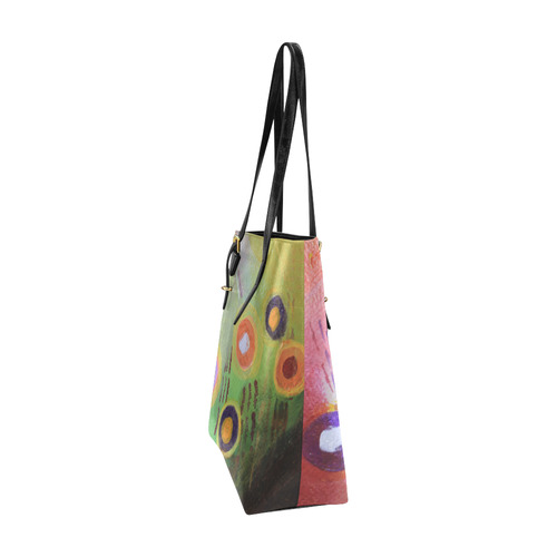 Flowers Abstract Euramerican Tote Bag/Small (Model 1655)