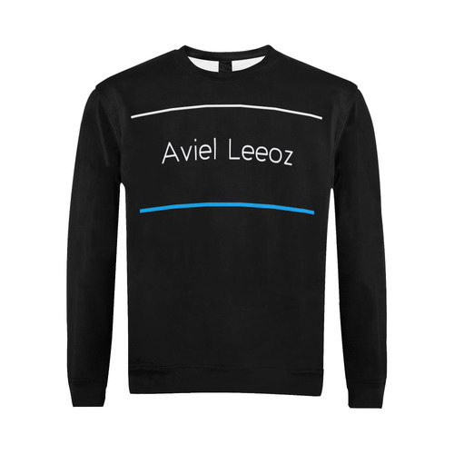 Aviel Leeoz Heavy Sweater All Over Print Crewneck Sweatshirt for Men/Large (Model H18)