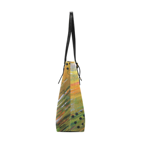 Fish in a Green Sea Euramerican Tote Bag/Small (Model 1655)