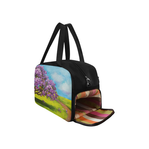 Jacaranda tree Fitness Handbag (Model 1671)