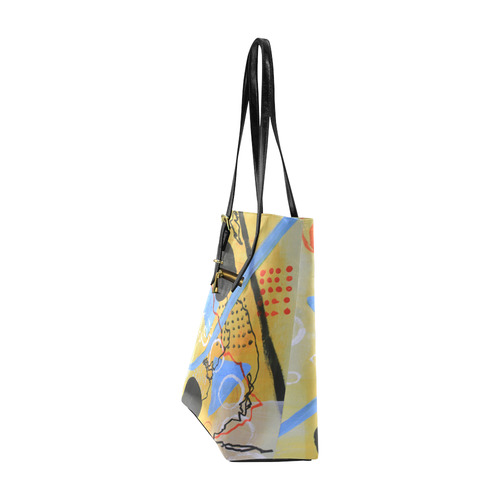 Just Above the Line Euramerican Tote Bag/Small (Model 1655)