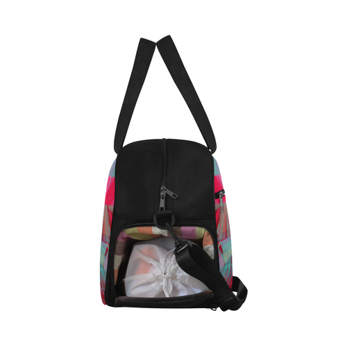 assymetry fushia Fitness Handbag (Model 1671)