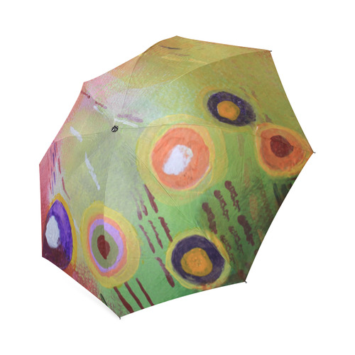 Flowers Abstract Foldable Umbrella (Model U01)