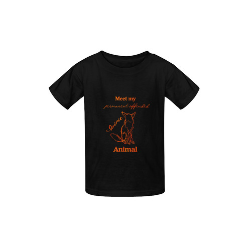 Spirit Animal - Offended Fox Kid's  Classic T-shirt (Model T22)