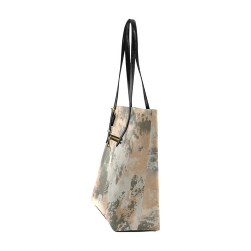 Abstract Mud Puddle Euramerican Tote Bag/Small (Model 1655)