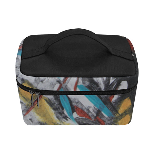 Morning Flowers Cosmetic Bag/Large (Model 1658)