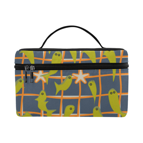 Little Fishes Cosmetic Bag/Large (Model 1658)