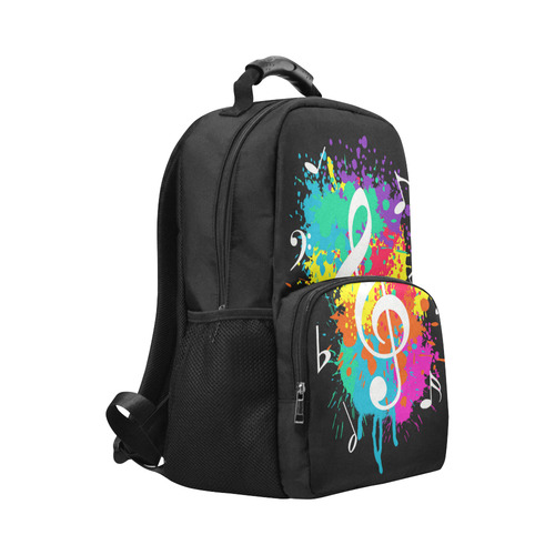 Grunge music Unisex Laptop Backpack (Model 1663)