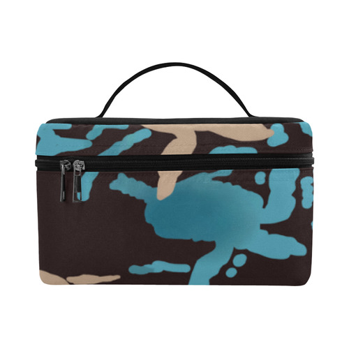 Swimming Turtles Cosmetic Bag/Large (Model 1658)