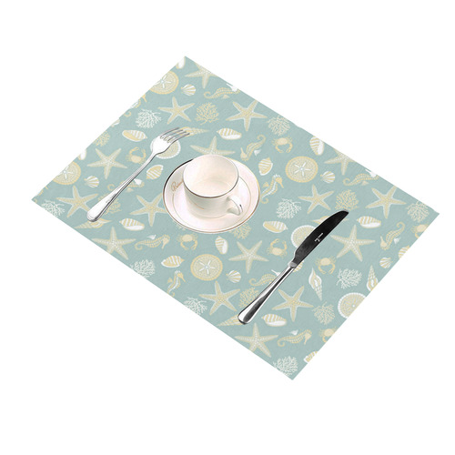 Beachcomber Aqua Placemat 14’’ x 19’’ (Set of 4)