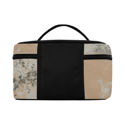 Abstract Mud Puddle Cosmetic Bag/Large (Model 1658)