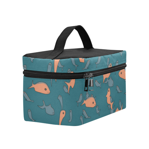 Lots of Fish Cosmetic Bag/Large (Model 1658)