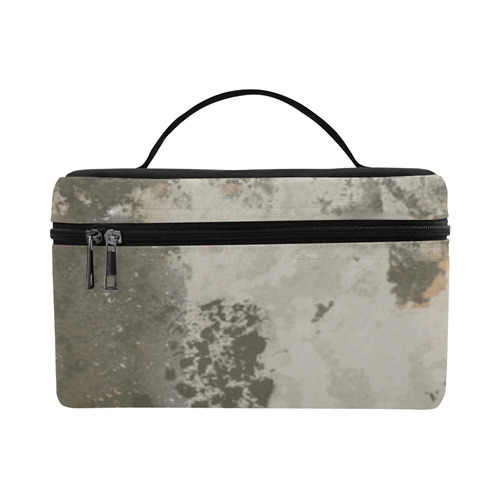 Abstract Mud Puddle Cosmetic Bag/Large (Model 1658)